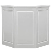 Valencia LED Reception Desk Silver DIR