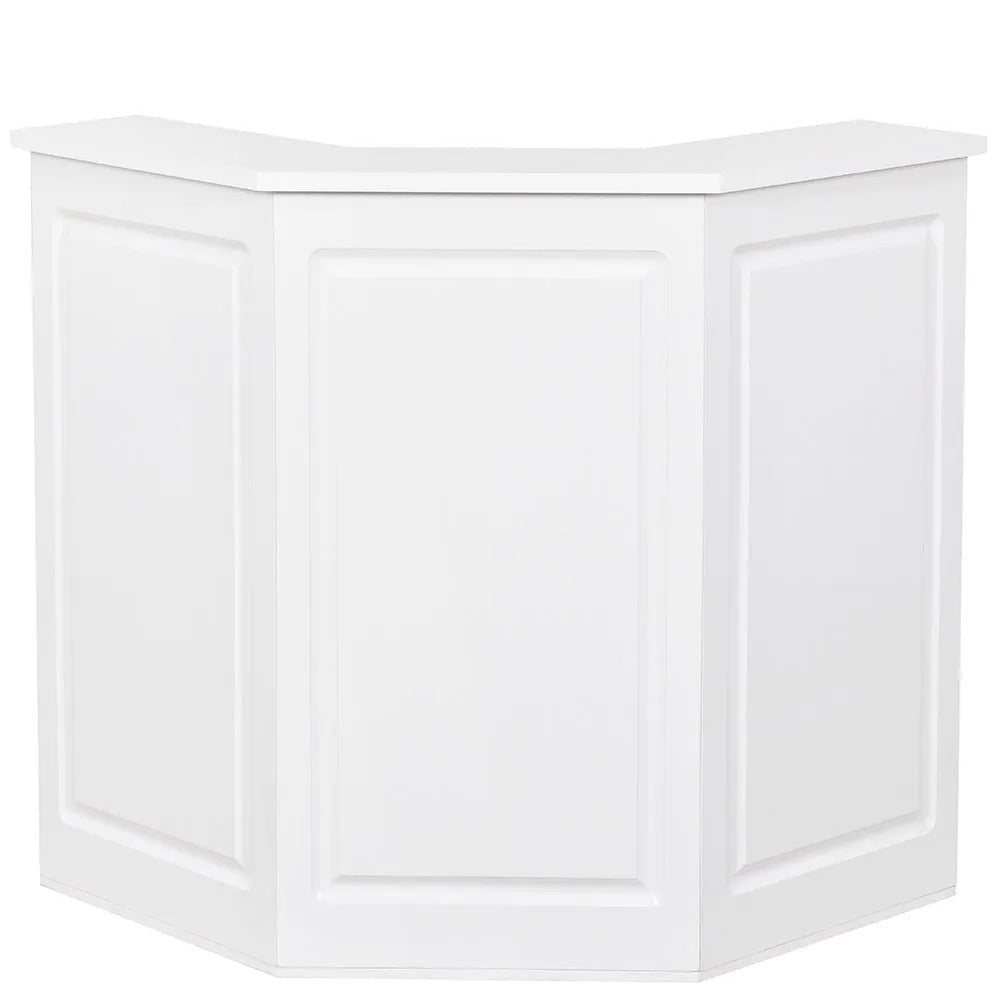 Valencia LED Reception Desk White DIR