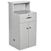 Valencia Prime - LED Antique Small Reception Desk