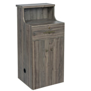 Valencia Prime - LED Antique Small Reception Desk