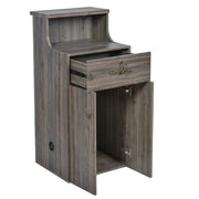 Valencia Prime - LED Antique Small Reception Desk
