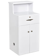 Valencia Prime - LED Antique Small Reception Desk