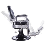 Vanquish Chrome Frame Barber Chair Black DIR