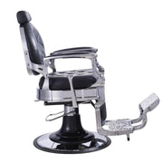 Vanquish Chrome Frame Barber Chair Black DIR