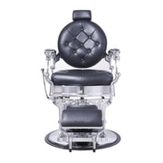 Vanquish Chrome Frame Barber Chair Black DIR