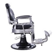 Vanquish Chrome Frame Barber Chair Black DIR