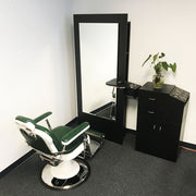 BURANO Single Sided Styling Station Matte Black AGS Beauty