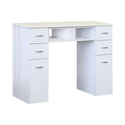WHITE GRANITE TOP MANICURE TABLE White J&A USA