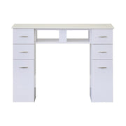 WHITE GRANITE TOP MANICURE TABLE White J&A USA